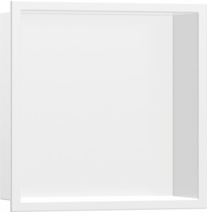 Hansgrohe 56061700 XtraStoris Original Wnęka ścienna z ozdobną ramą 30 x 30 x 10 cm biały matowy