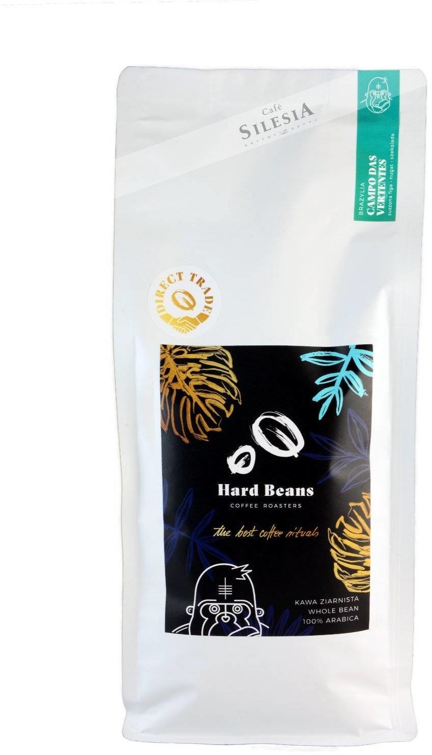 HARD BEANS kawa ziarnista Hard Beans BRAZYLIA CAMPO DAS VERTENTES 1000g Espresso 39.79. HBNBA1