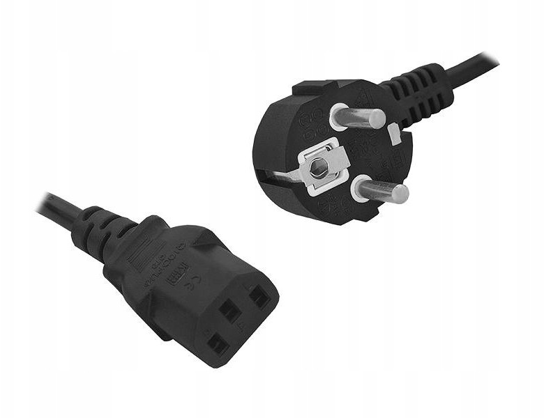 . Kabel zasilający komputerowy 230V Iec - 5m