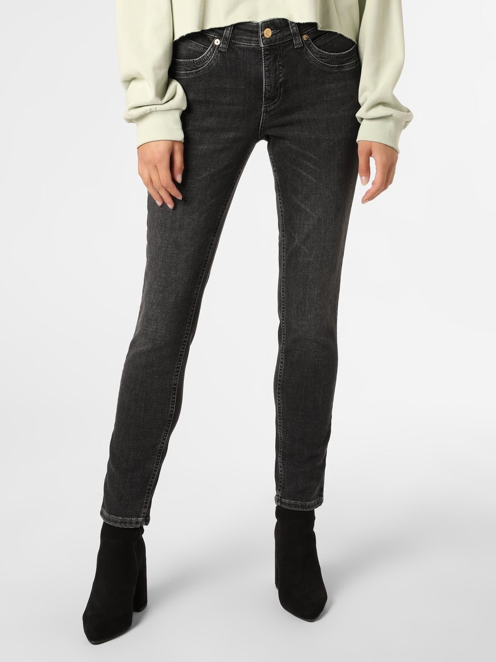 MAC Jeansy damskie Mel, czarny