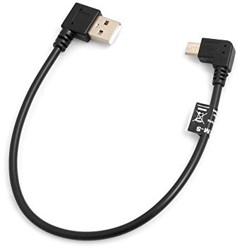 System-S System-S Kabel USB Micro do typu A wtyczka kątowa 27 cm, 53525974 53525974