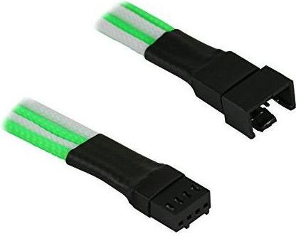 Nanoxia Kabel PWM Verlngerung 30 cm Single grün/wei NXPWV3EGW