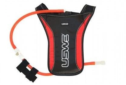 Atlas uswe Neck Brace system SP3 Handsfree ortema, czarny/czerwony do picia, 0.5L, 0.5L 201110