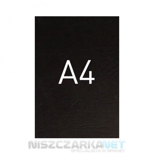 Opus Okładka kartonowa o fakturze skóry - O.UNIVERSAL - 297 x 210 mm (A4) - 100 arkuszy - czarny