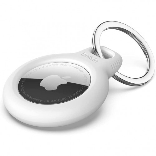 Belkin Etui Secure Holder Key Ring Apple AirTag, białe 745883786282