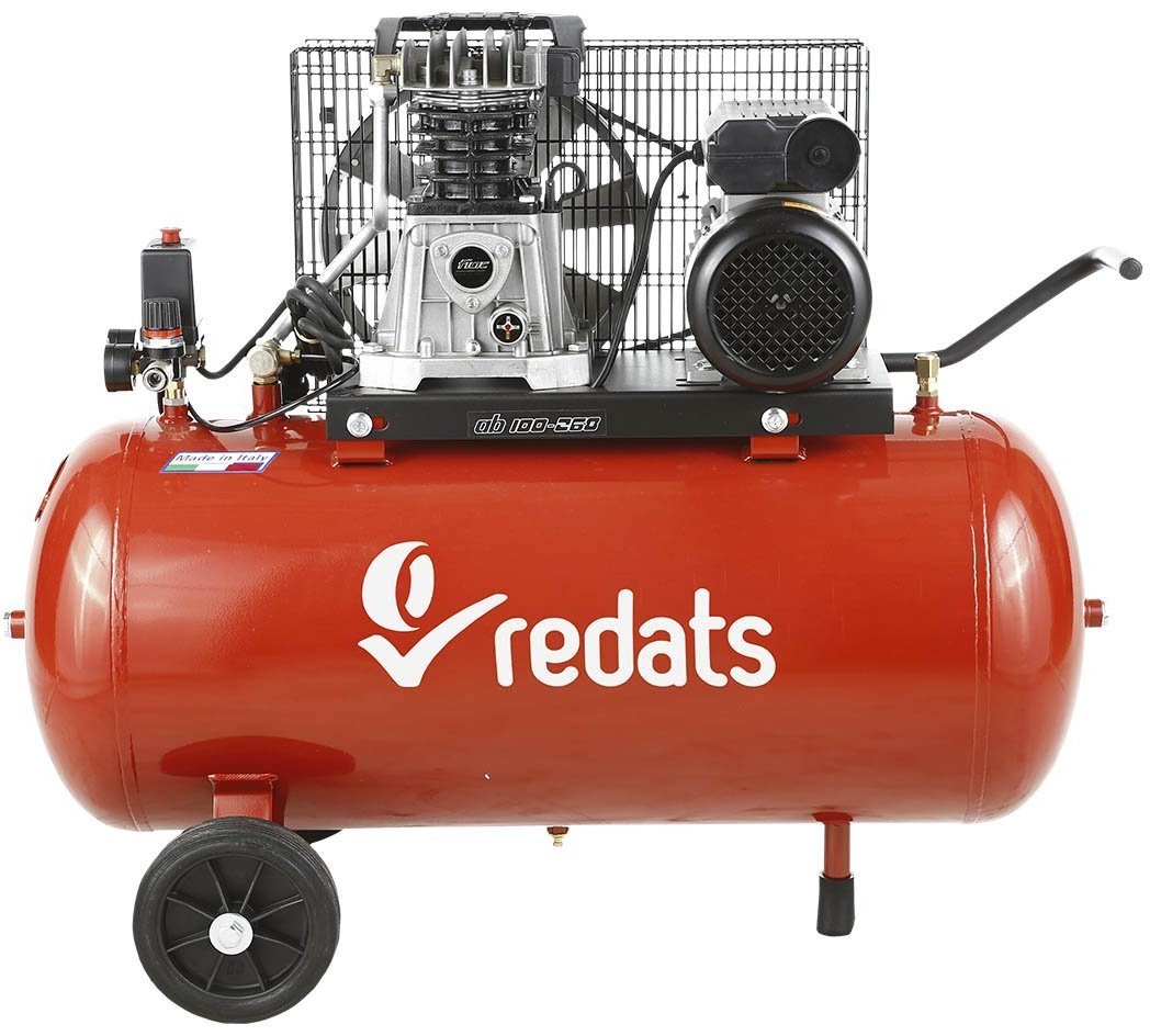 REDATS Kompresor Tłokowy Sprężarka 100L 1,5kW 230V - REDATS