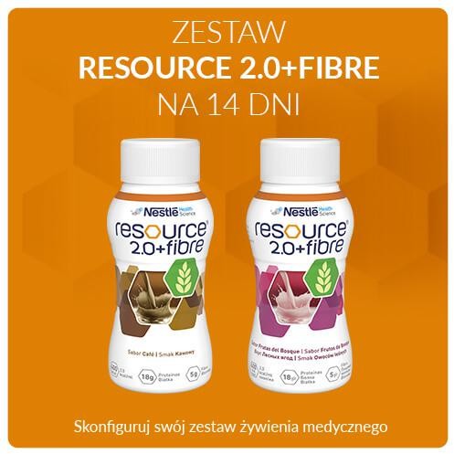 NESTLE RESOURCE Zestaw Resource 2.0 Fibre na 14 dni (28 butelek x 200ml)