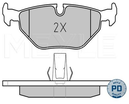 Wulf Gaertner Autoparts Zestaw klocków hamulcowych, hamulce tarczowe Wulf Gaertner Autoparts 025 216 9117/PD