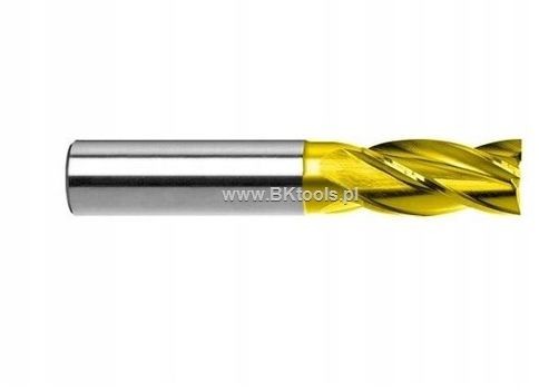 FENES Frez trzpieniowy 4-ostrzowy 9 mm DIN 844-A K-N HSS-E Golden