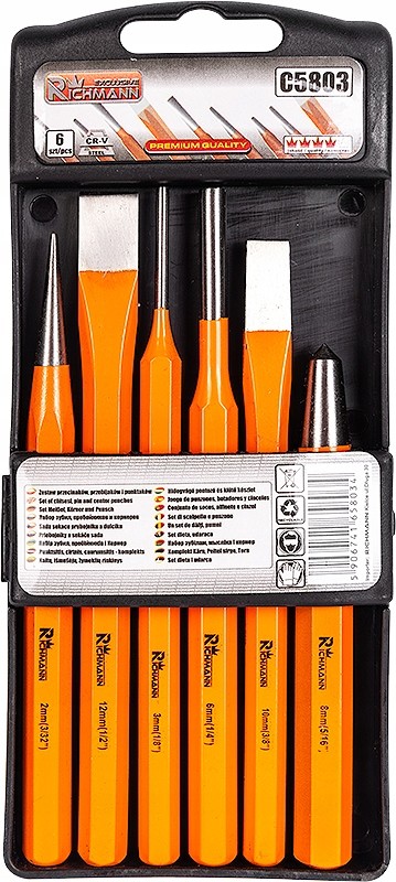 Zestaw Przecinaków, Przebijaków I Punktaków 6 El.