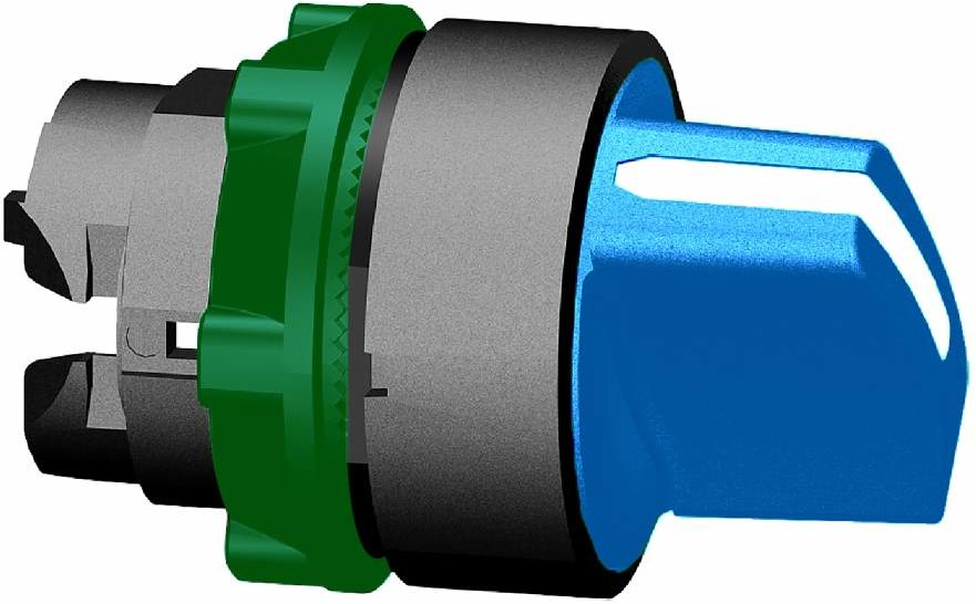 Schneider Przełącznik-3-pozycyjny-niebieski-do-środka-piórko-krótkie-plastikowy ZB5AD506
