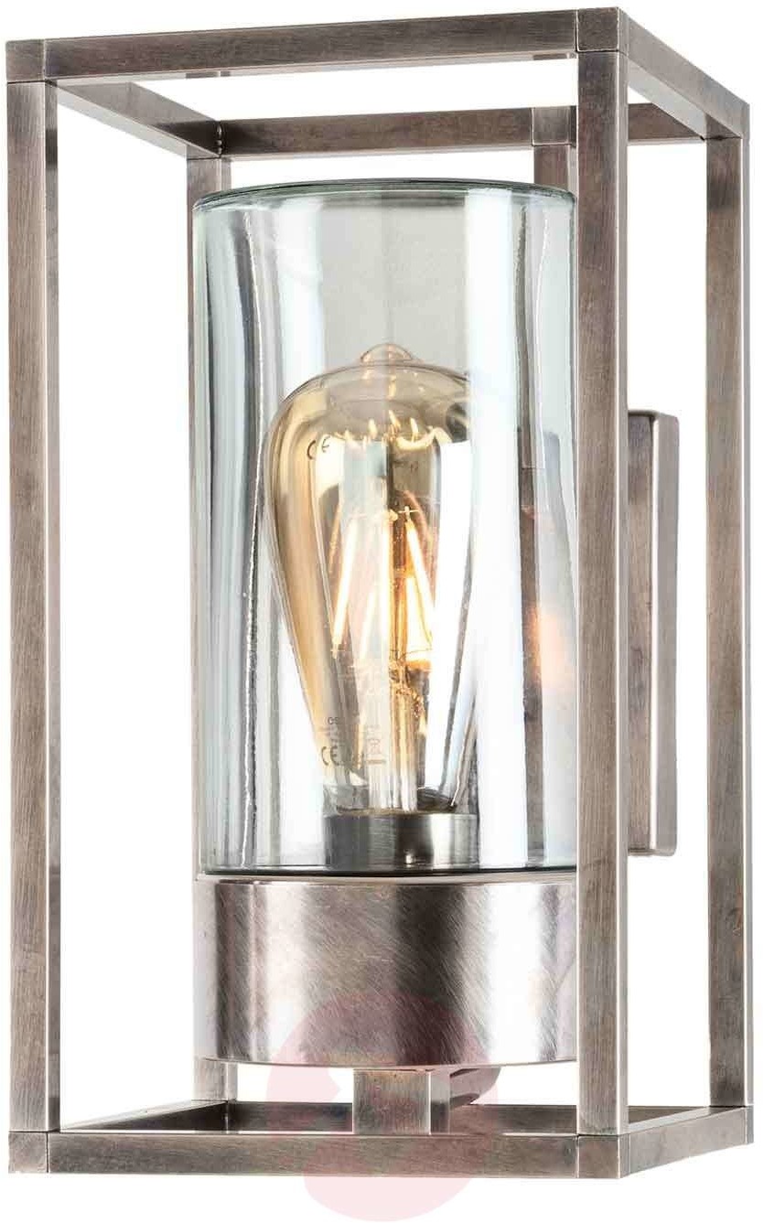 Moretti Lampa zewnętrzna Cubic 3364 nikiel przezroczysta