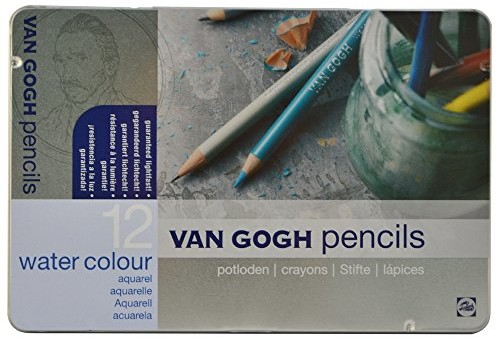 Sakura Color 12 Color sesetto van Gogh Watercolor Pencil (metal Cased) (japan import)