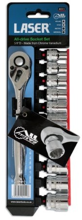 Laser 4111 Laser 4111 alldrive-zestaw kluczy nasadowych 3/8