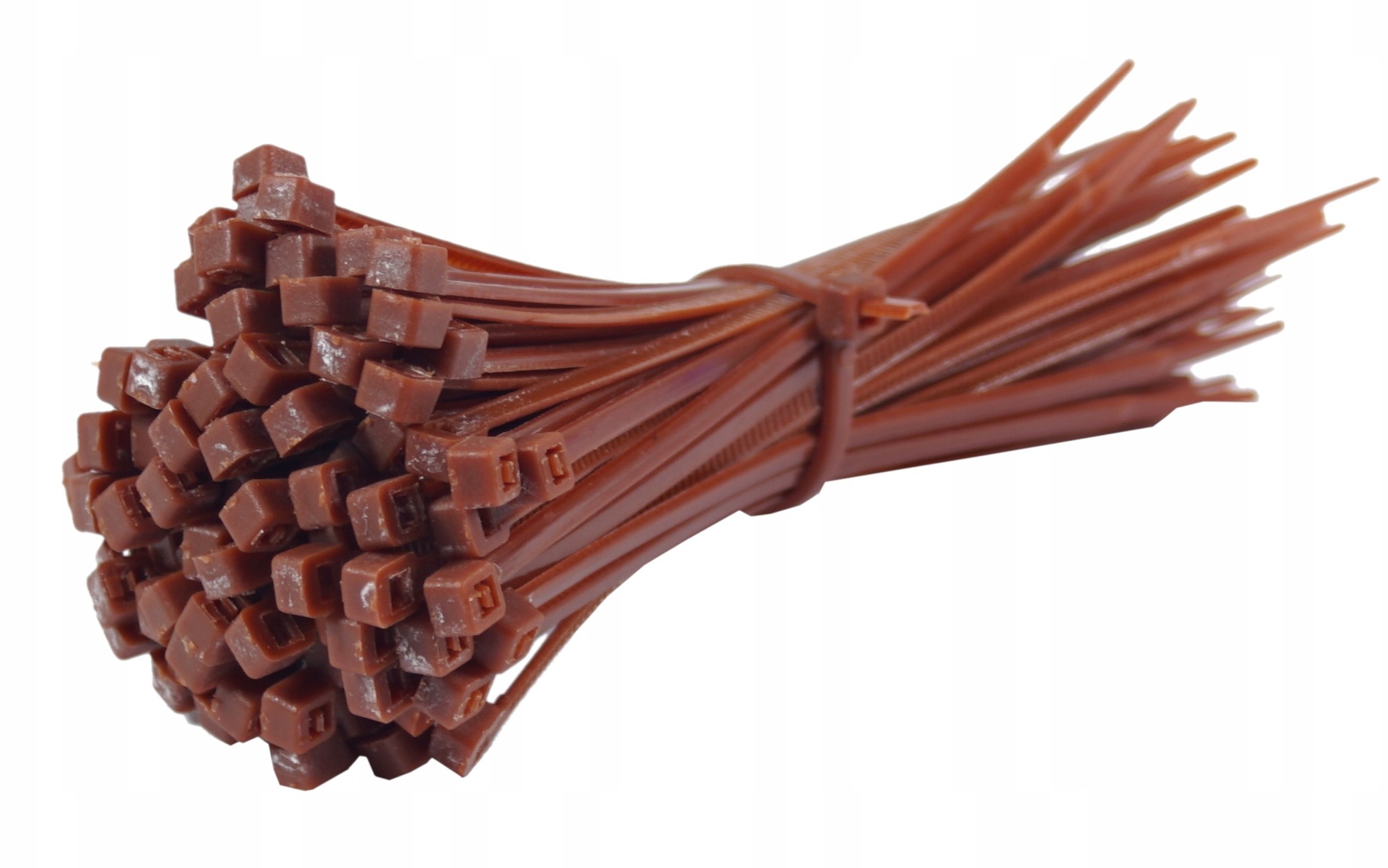 Opaski Zaciskowe Kablowe Trytki Uv Brązowe 3,6X300