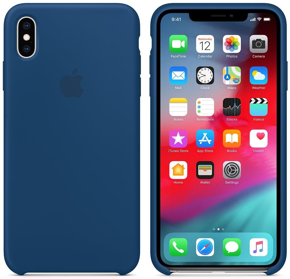 Apple iPhone XS Max Silicone Case Blue Horizon (MTFE2ZM/A)