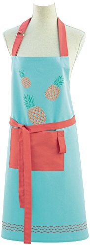 COUCKE Zadrukowana   owoce  fartuch ananas bawełna TAC-200-7072801-837-CKE