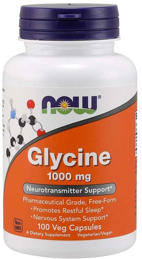 Now Foods Glycine - Glicyna 1000 mg (100 kaps.)