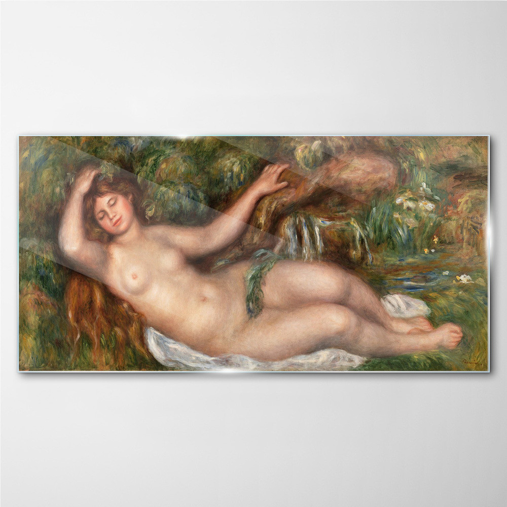 PL Coloray Obraz na Szkle Nowoczesny Kobieta Drzewa 120x60cm