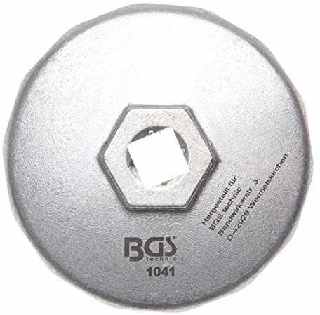 BGS BGS 1041 | Klucz do filtra oleju | 14-kątny | 74 mm | dla Audi, BMW, Mercedes-Benz, Opel, VW 1041