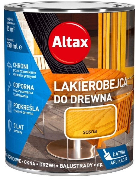 Altax Lakierobejca do drewna sosna 0 75 l