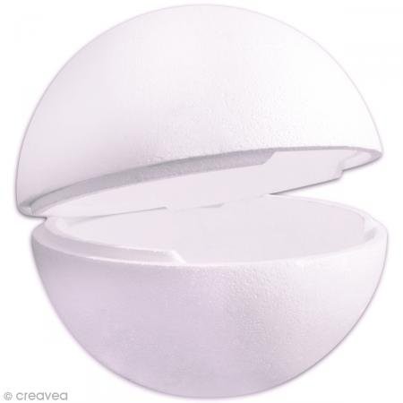 Rayher Hobby Rayher 3306400 styropianu kulki, 2 połowa miseczek, 50 cm średnica 3306400