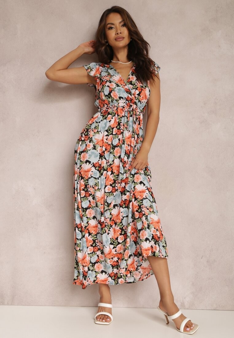 Czarno-Niebieska Sukienka Phaedrathe Czarno-Niebieska Sukienka Phaedrathe