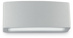 Ideal Lux Kinkiet Andromeda AP1 158822 lampa oprawa ścienna 1x60W E27 IP55 szary