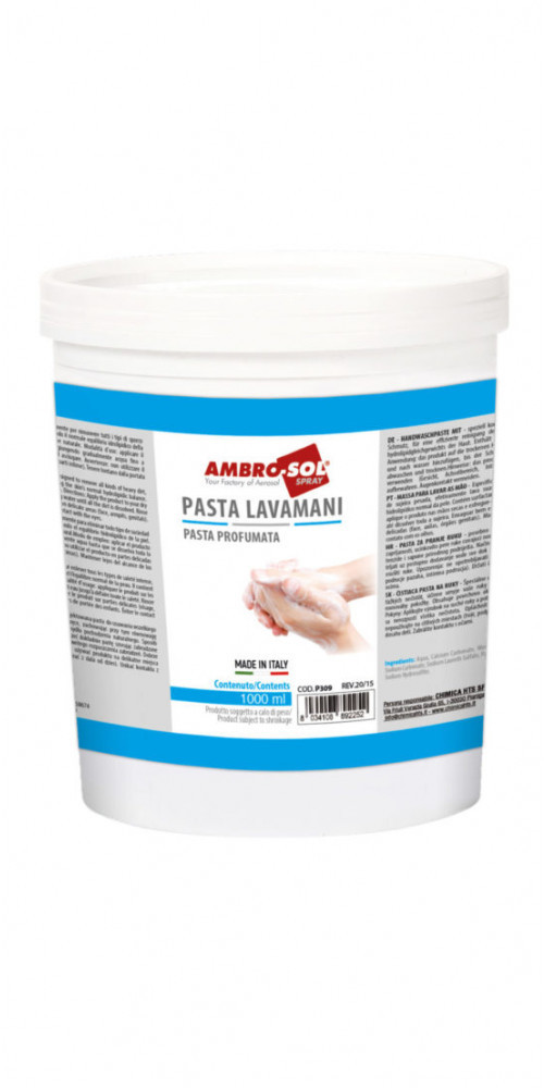 Zdjęcia - Wyposażenie warsztatu Rak Ceramics Pasta Ambro-Sol PASTA DO MYCIA RĄK 1000 ml 1 kg - P309 