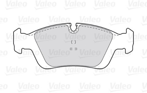 VALEO Klocki hamulcowe - komplet 301018