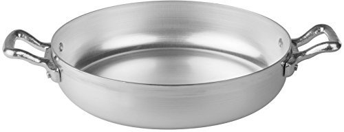 Pentole Agnelli pentole patelnia do smażenia, aluminiowa, bltf 2 uchwyty ze stali nierdzewnej, w kolorze srebrnym FAMA1038