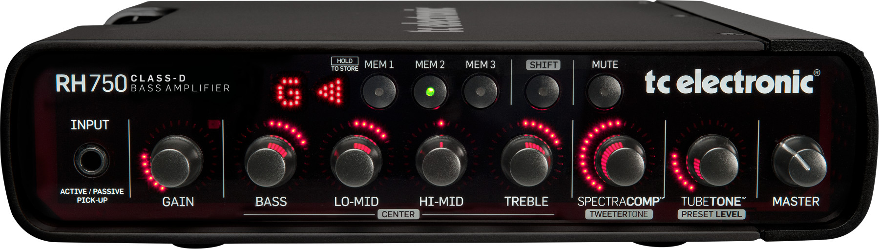 TC electronic RH750 Cyfrowy wzmacniacz basowy typu head