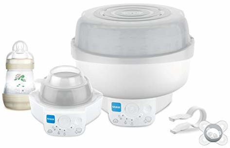 MAM Elektryczny i ciepły sterylizator do butelek Express F101, unisex, biały