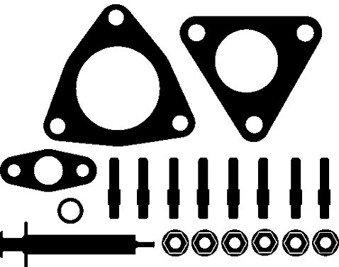 Elring Zestaw montażowy, urządzenie ładujące turbo 746.050