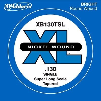 D'Addario xb130tsl Nickel (rozmiar: XL) Wound Bass pojedyncze gitary tapered Super Long Scale 130 XB130TSL