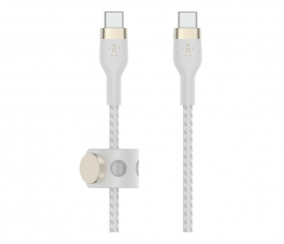 Belkin USB-C USB-C 2.0 Braided Silicone 2m White