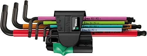 Wera Komplet kluczy 950 SPKL/7B SM MultiColour kąta magnetycznego, metryczny, Black Laser, 7-częściowy,  05022534001 05022534001