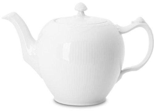 Royal Copenhagen Biały z koronkowym wzorem o dzbanek do herbaty z pokrywką, 100 CL 1017279