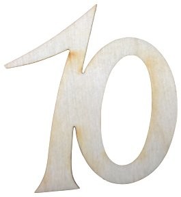 Petra's Bastel News Petra's Bastel-News A-gez3310 dekoracja ściółkowa, 20 X liczby urodzinowe, 33 MM A-GEZ3310