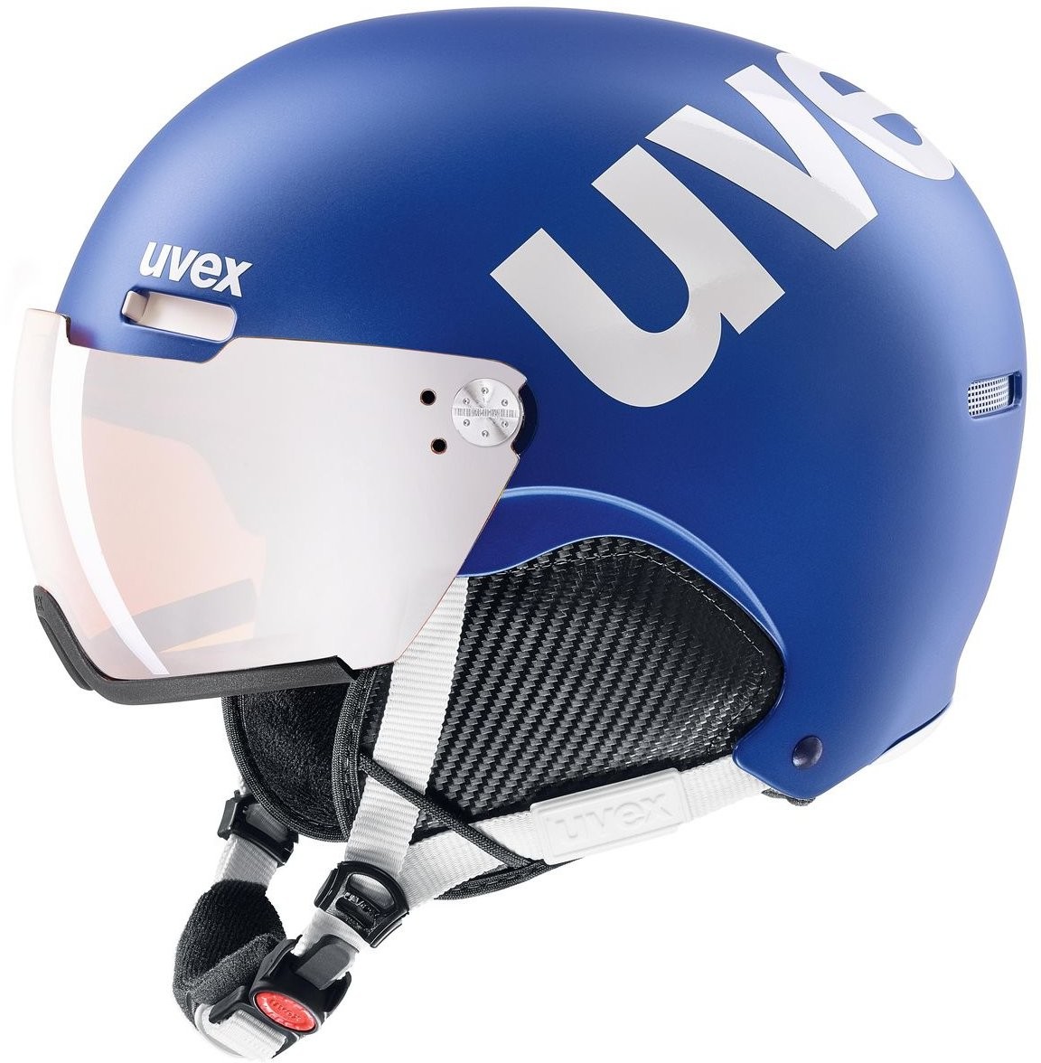 Uvex Hlmt 500 Visor Cobalt-White Mat 52-55 cm 18/19