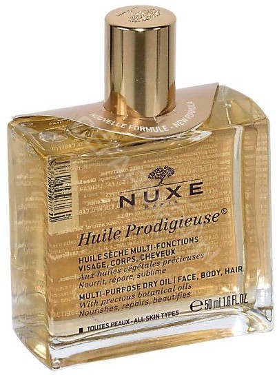 Nuxe Huile Prodigieuse multifunkcyjny suchy olejek do twarzy ciała i włosów With Precious Botanicals Oils Mineral Oil Free Silicone Free) 50 ml