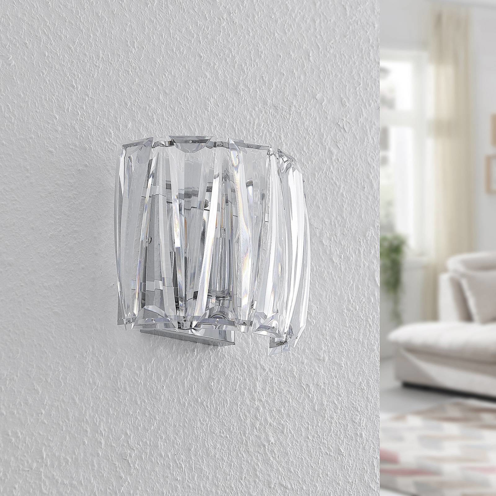 Lindby Lindby Sofia lampa ścienna z akrylu i metalu