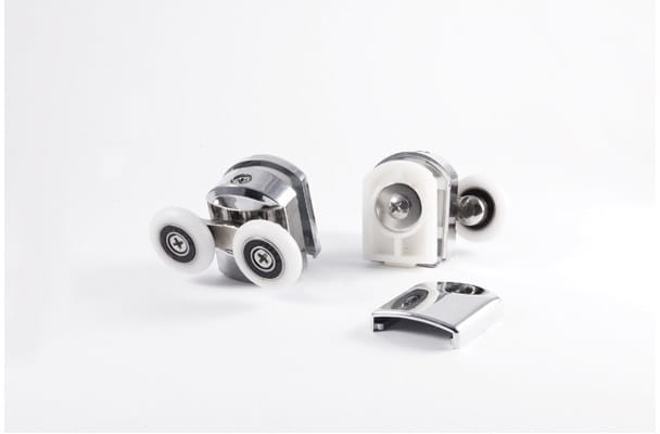 Deante Rolki górne podwójne do szyb 5mm fi 21mm chrom 2 szt. Deante XKCJ1RU04