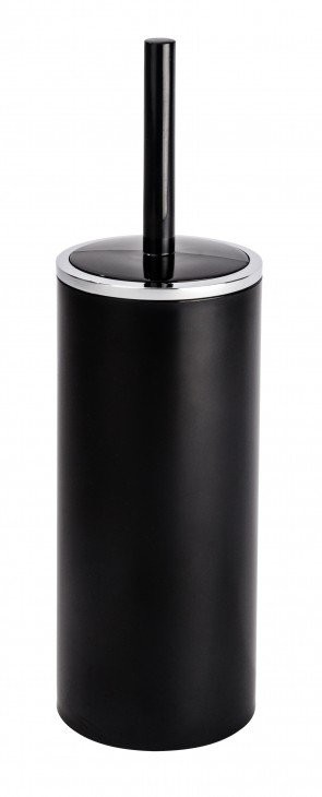 Wenko Pojemnik na szczotkę INCA BLACK + szczotka WC B072F21DBX