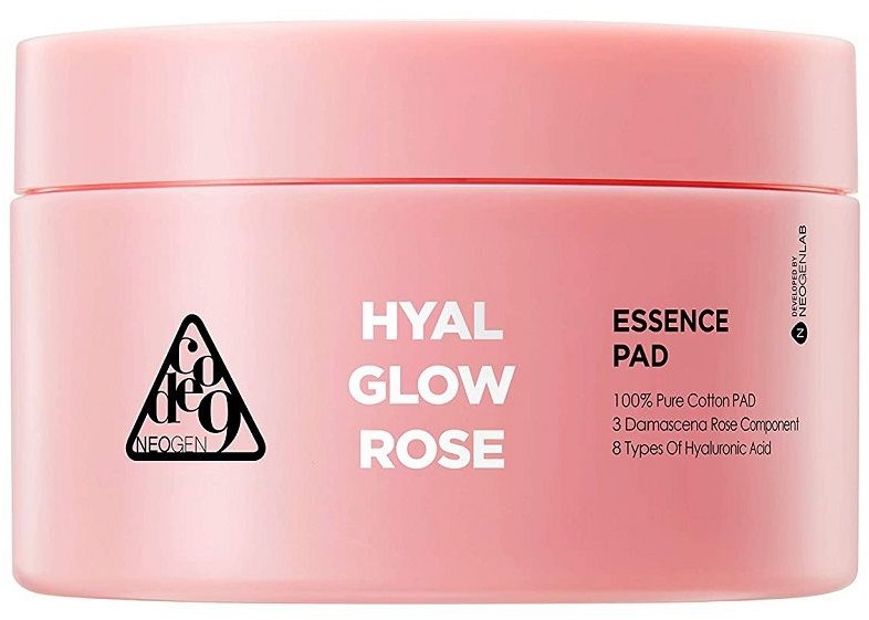 Neogen Neogen Code9 HyalGlow Rose Essence Pad 135ml organiczne, nawilżające płatki