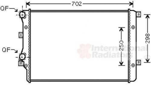 VAN WEZEL 58002206 chłodnica, chłodzenie silnika 58002206