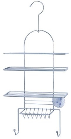 MSV 140044 półka prysznicowa chromowana nierdzewna 25 x 10,6 x 53 cm 751/140044