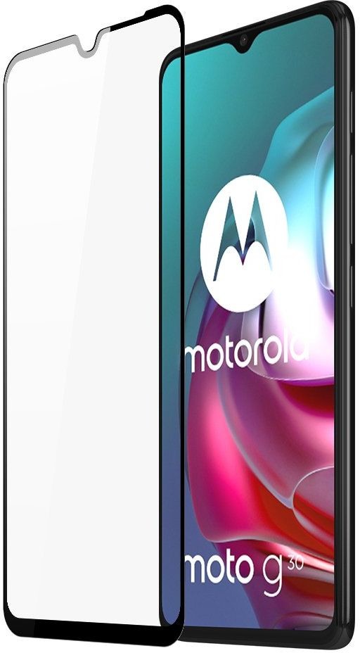 TEMPERED Dux ducis Dux Ducis 9D Glass wytrzymałe szkło hartowane 9H na cały ekran z ramką Motorola Moto G30 / Moto G10 czarny (case friendly)