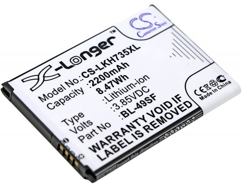 Zdjęcia - Bateria do telefonu CameronSino LG G4 Beat / BL-49SF 2300mAh 8.86Wh Li-Ion 3.85V  (Cameron Sino)