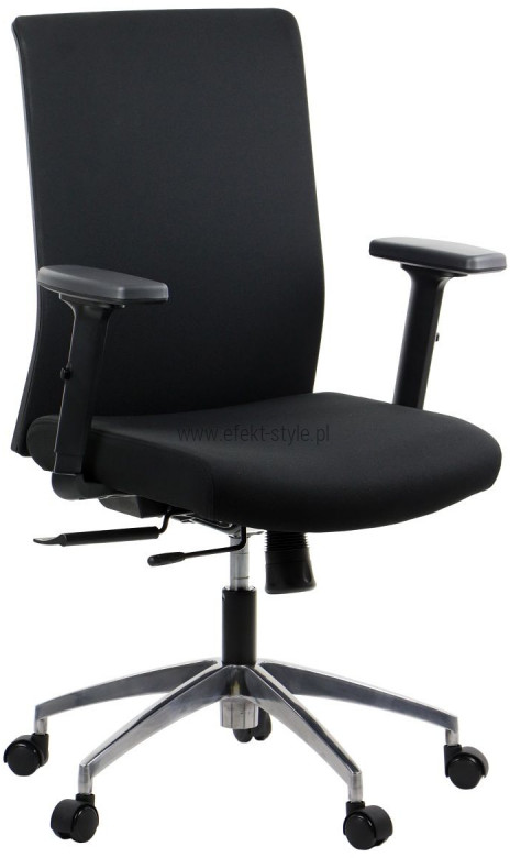 Stema Fotel Biurowy RIVERTON F/L-ALU czarny